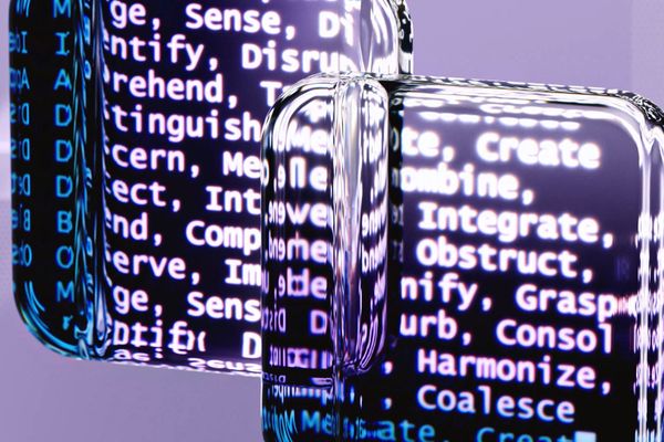 An artist’s illustration of artificial intelligence (AI). This illustration depicts language models which generate text.